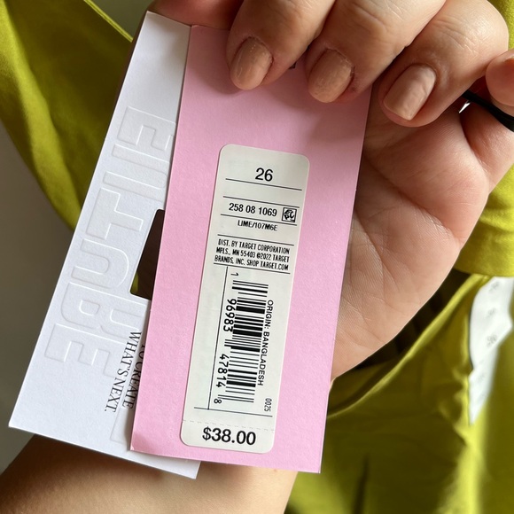 FUTURE COLLECTIVE lime green cut out slip dress with open back - Picture 7 of 9